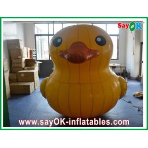 Inflatable Animal Balloons Events Height 4M Inflatable Yellow Duck Customized