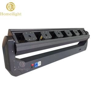 China Full Color Beam 6 Eyes RGB DJ Laser Light Disco Moving Head Stage Lights for Church Bar Dj factory
