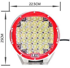 China 185W Cree LED Round Work Light, with Spot Flood Beam Driving Headlight Optional Color for Jeep factory