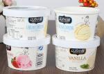 Paper Brand Disposable Christmas Soup Bowls Recyclable With 6- Colour Printing