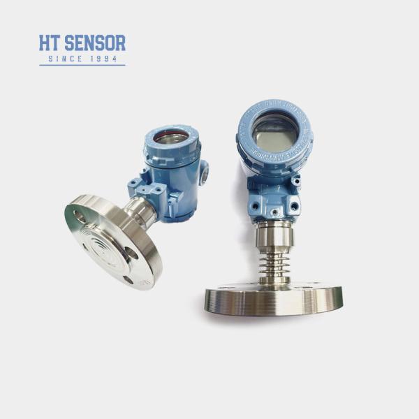 DN25 High Temperature Flange Pressure Transmitter 4-20mA With Display Industrial