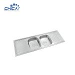 double bowl modern international SUS304 tainless steel simple style kitchen sink