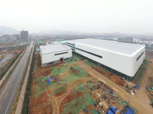 China Glass Curtain Wall Modern Designed Metal Frame Showroom Shopping Mall factory