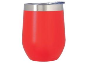 China 320ML Steel Stemless Wine Tumbler / Stainless Steel Wine Glasses With Lid factory