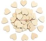 Wooden Heart Kids Birthday Party Supplies Diy Scrapbook Craft Wedding Decoration