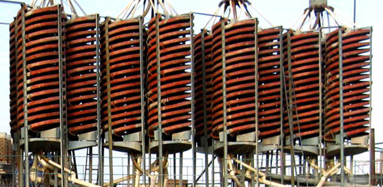 Dia 400-200 Mm Gravity Spiral Chute and Ore Dressing Equipment factory with Long Operating Life