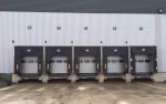 Pvc Fabric Loading Dock Shelters Weather Protection High Tensile Strength