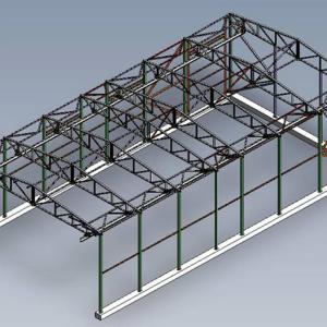 China Farm Buildings Steel Shed Customizable Color Sizes Industrial Steel Warehouse factory