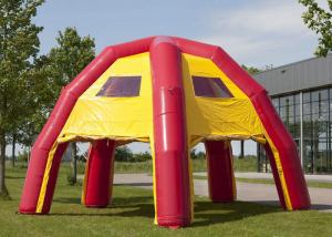 China Colorful Inflatable Advertising Tent , Inflatable Event Shelter 6.8 X 6.8 X 4.8M factory