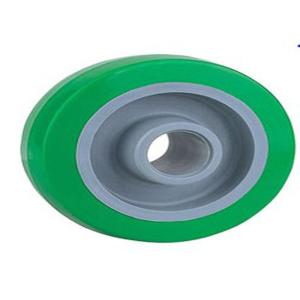 China Industrial PU Coating Polyurethane Rollers Wheels / Polyurethane Wheels Replacement on sale