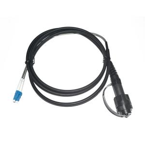 China Outdoor IP67 Fiber Optic Cable Patch Cord ODVA LC Duplex 2M Waterproof SM / MM factory
