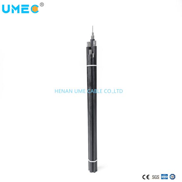 China 0.6/1kv Duplex Service Drop ABC Cable AAC Phase Conductor / AAAC Neutral Conductor Power Cable Electrical Wire factory