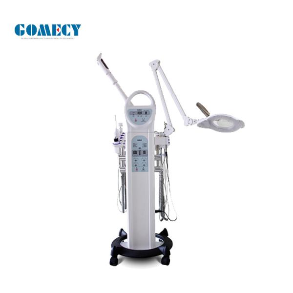 9 In 1 White Multifunctional Beauty Equipment Steamer Ultrasonic Deep Cleansing