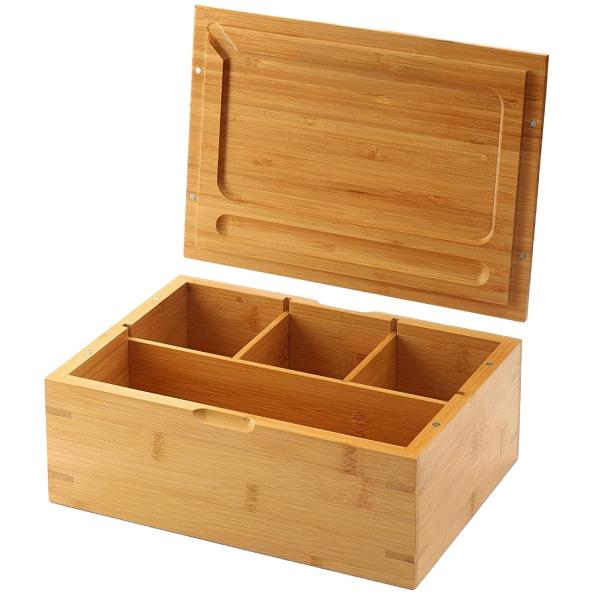 Custom Stash Box Large with Rolling Tray Storage Box Premium Quality Design Wood