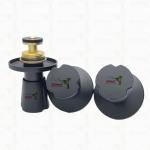 Manual Valve Stem Extension Assembly Brass Cartridge Brass Spindle Black Plated