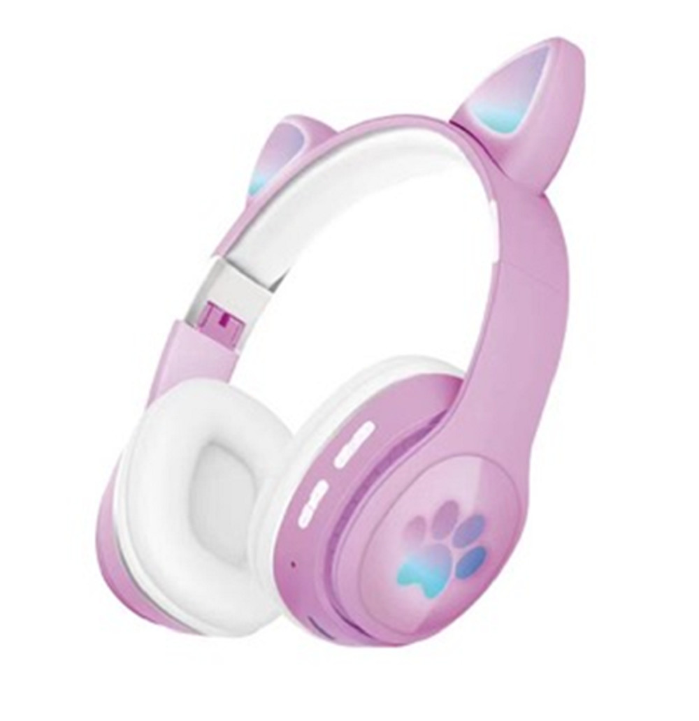 Built-in 3.7V 400mAh Polymer Lithium Battery Supports TF Card Playback FM Radio Bluetooth 5.0 Headphone Earphone For Music Movie Game