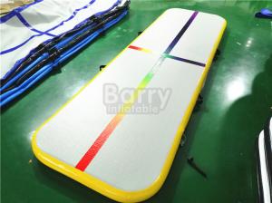 China Fitting Sports Backyard Kids Gift Inflatable Gym Mat , Air Track Pro For Body Building factory
