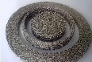China Compressed Stainless Steel Nickel Wire Knitting Net Nickel Knit Screen factory