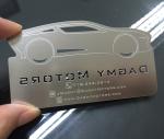 Stainless Steel Black Metal Business Cards