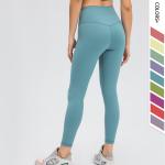 Nylon Npandex Neon Workout Leggings Tights Sexy Yoga Pants With Pockets