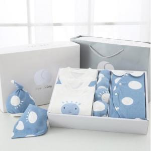 China Baby Paper Rigid Cardboard Clothes Gift Box Luxury Design With Handle factory