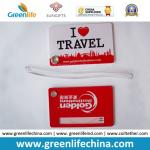 Colorful Simple PVC Luggage Tag with Logo for Promotion