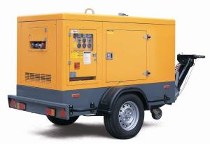 China 48KW Trailer Mounted Diesel Generator , 4 Stroke 4 Cylinder PERKINS Silent Generator factory