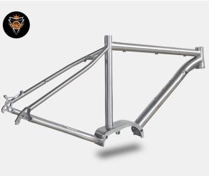 China Ultra Light Titanium Mid Drive Ebike Frame Suit For Bafang 510 / Bafang 610 factory