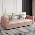 Jieshun Furniture Dual-Purpose Living Room Multi-Functional Foldable Fabric Sofa