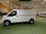 Lithium Battery Electric Cargo Van 220KM Mileage 2 Seats Minivan 38.4 Kwh
