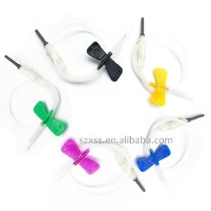 China Hospital Blood Draw Butterfly Needle Safety With Luer Adapter factory