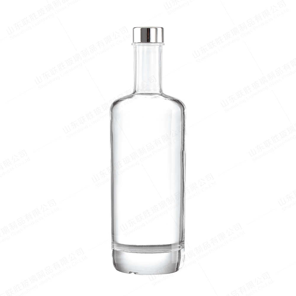 Logo Acceptable Glass Tequila Liquor Spirits Wine Bottles 500ml 750ml for Industrial