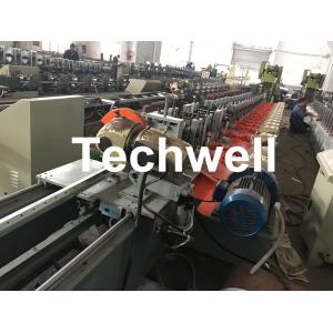 China Aluminum, Galvanized Steel Cold Roll Forming Machine For Octagonal Tube Pipe Equipment With Making Rolling Shutter Axes factory