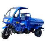 3500*1400*1600mm Heavy Loading Closed Body Cargo Tricycle With Water Tank in