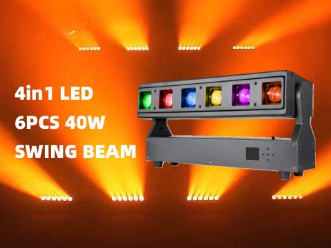 LED Night Bar 4in1 ATG Unique Effect 6 X 40W 800w Beam Effect Light Ktv Beam Lighting Lamp