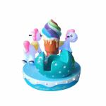 Plastic Adults Kiddie Carousel ride Coin Operated For Outdoor Playground