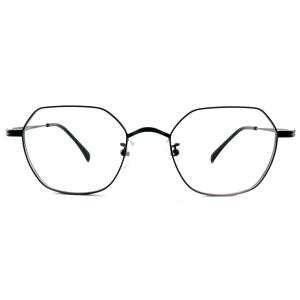 China FM2589 Optical Metal Rectangle Eyeglasses Frames Full Rim Customized Unisex factory