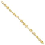 Ross-Simons Three-Tone Sterling Silver Sea Life Bolo Bracelet