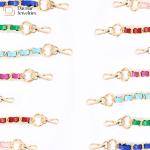 Diy Handbag Bag Purse Chain Strap , Metal Crossbody Chain With Buckle
