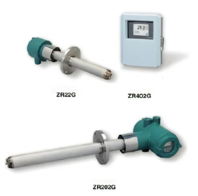 Yokogawa ZR22G Zirconia Oxygen Humidity Analyzer 4-20mA Output