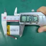 KC CE Approved 3.7V Li Poly Rechargeable Battery 502530 3.7V 350mah 1.295wh