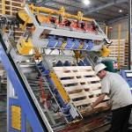 Automatic Single One Man Wood Pallet Nailing Machine
