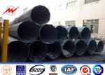 65FT Gr65 Material 6mm Electric Power Pole 3 Sections with climbing Rungs