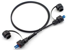 China IP67 ODVA - LC UPC Fiber Optic Cable Assembly Connector factory