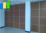 Wooden Panel Material Operable Acoustic Folding Partition Walls For Office