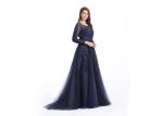 Spring Beautiful Long Sleeve Middle East Dresses Ladies V - Neck For Wedding