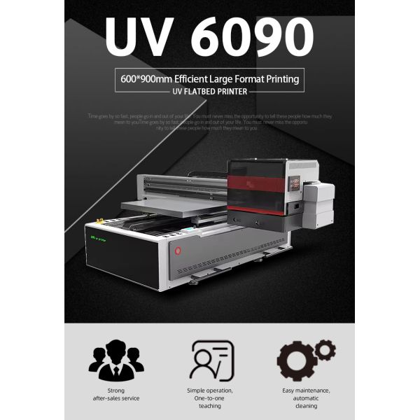 Automatic Grade Automatic Multifunction UV Printer Flatbed U1 I3200 Printhead Print Box for Stickers Inkjet Printer