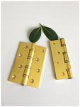 Bright Golden Plate Stainless Steel Ball Bearing Hinges Heavy Duty Smooth
