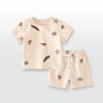 Wholesale 100% Organic Cotton Baby Clothing Set, Summer Baby Set, Baby Summer
