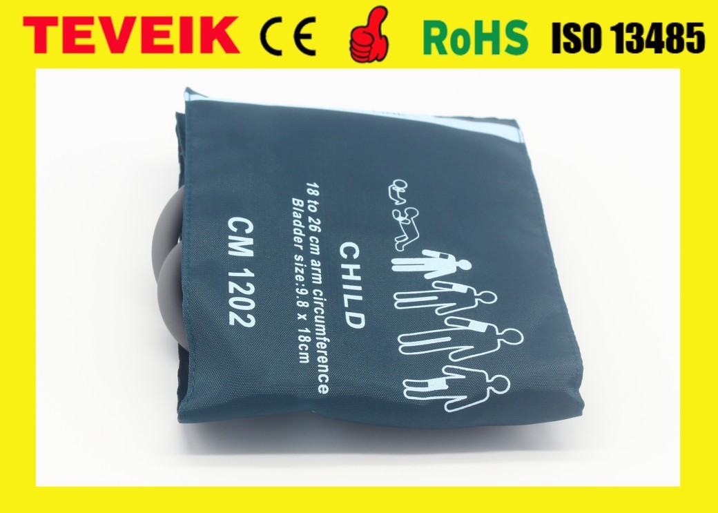 Child Double Hose Arm Cir 18-26cm NIBP Cuff for Patient Monitor Nylon Material